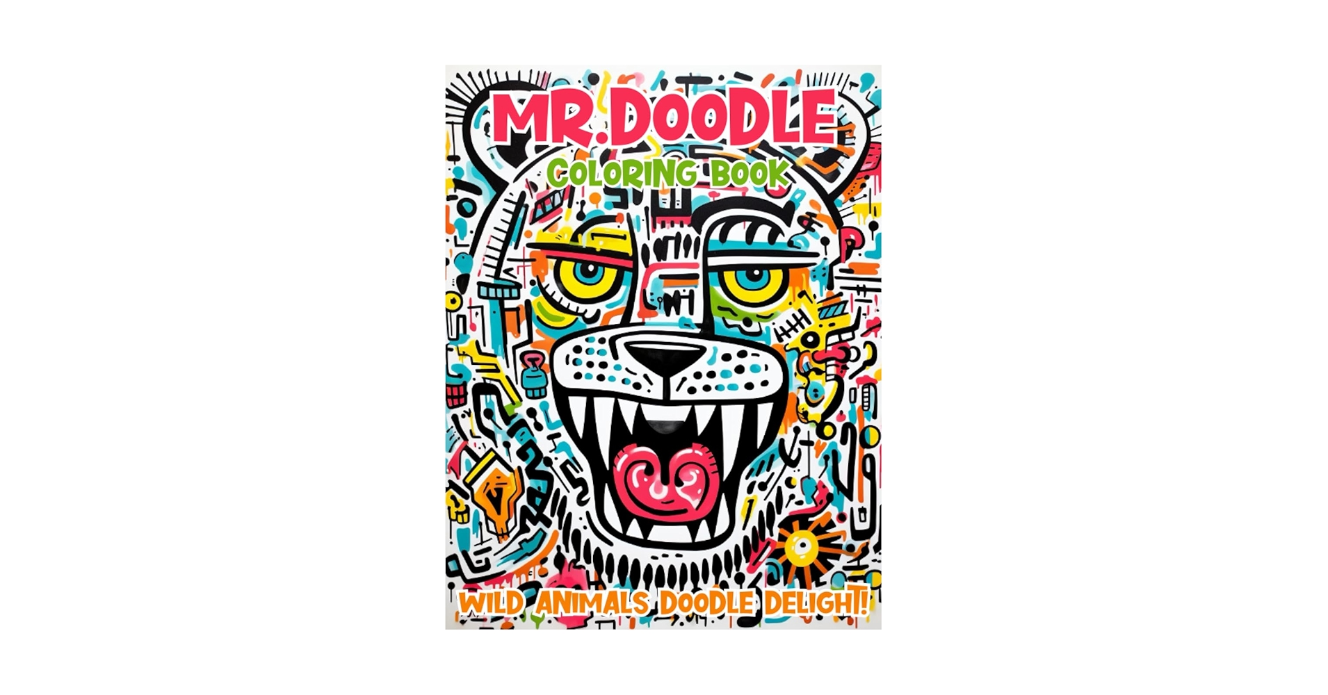 新品 MR DOODLE ミスタードゥードゥル 「COLOURING BOOK」 Amazon.com: Mr. Doodle Coloring Book: Discover the world of